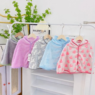 Áo choàng lông tuyết dày dặn, mềm mại dành cho cho bé trai , bé gái từ 8kg đến 18kg