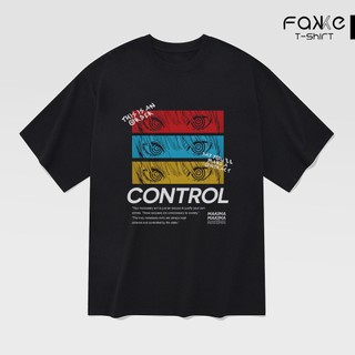 Áo thun Unisex Chainsaw Man Makima Control Eyes Oversized 100% Cotton ngắn tay