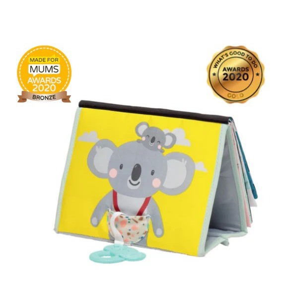 Sách Vải TAF TOYS Hỗ Trợ Tập Lẫy Koala, Đồ Chơi Phát triển Giác Quan Cho Bé Từ 0M+ - Tummy Time Book