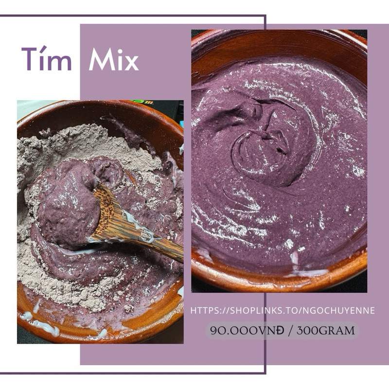 BỘT MẶT NẠ TÍM BODY MIX