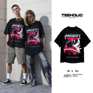 Áo thun in hình unisex nam nữ cotton cao cấp phong cách retro y2k midnight màu đen trắng teeholic THS241123_73