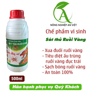 Chế phẩm xua đuổi ruồi vàng đục trái 500ml, tiêu diệt ấu trùng ruồi vàng chích hút Sát thủ ruồi vàng