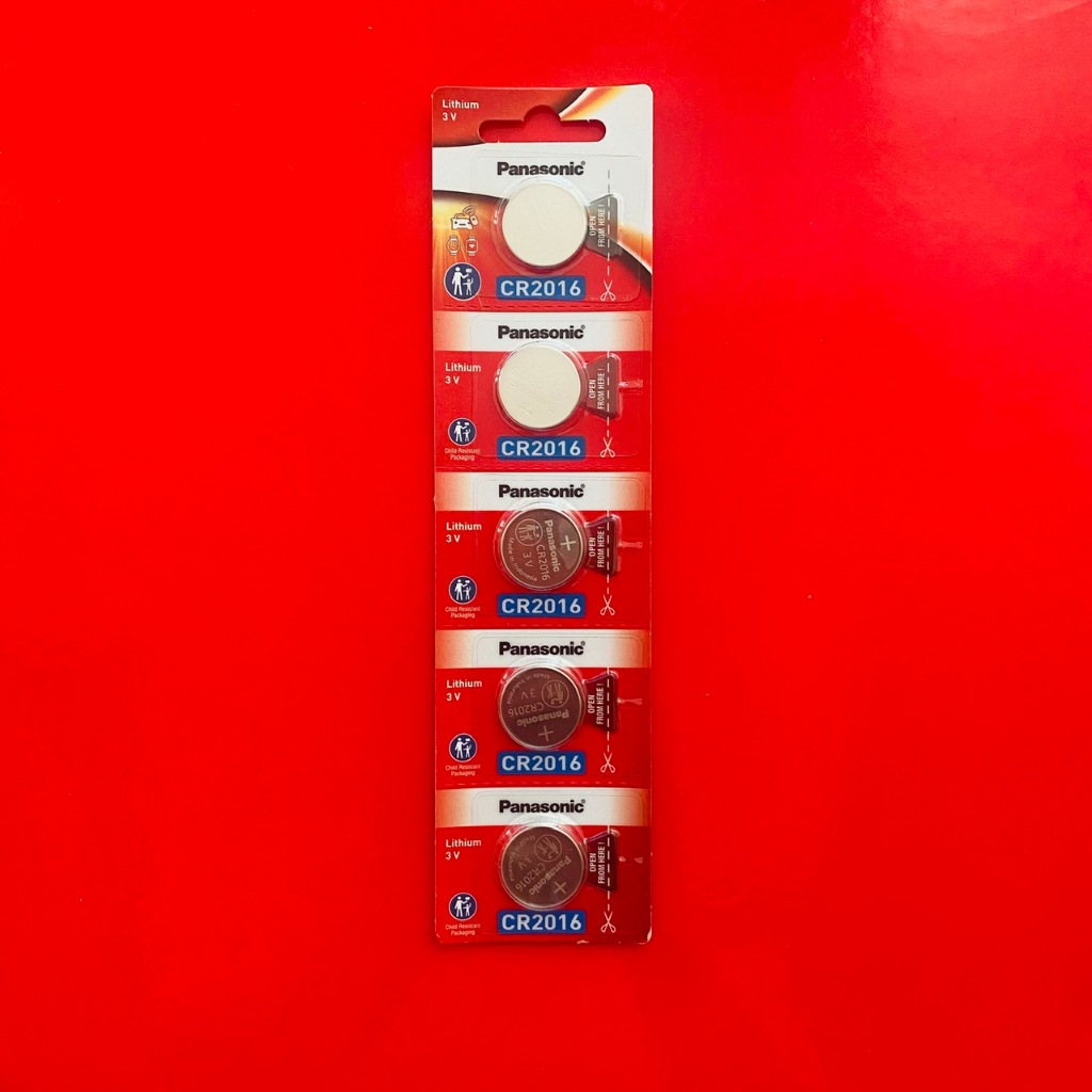 Pin CR2016 Panasonic Lithium 3V dùng smart key, chìa khoá Ô tô xe máy vỉ 1 viên