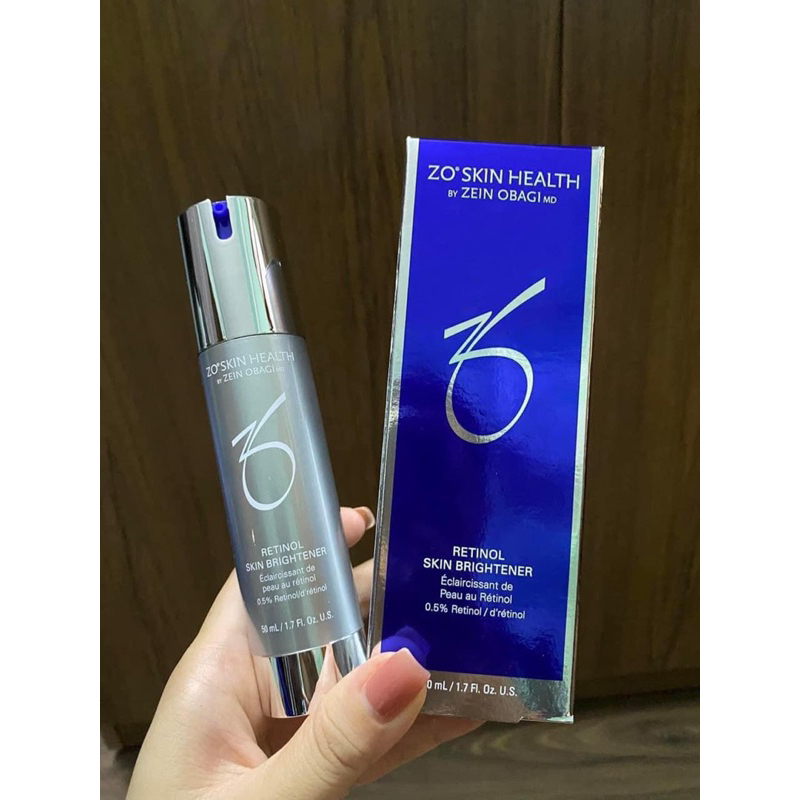 Kem Dưỡng Trắng Da Retinol 0.5% 1% Zo Skin Health BRIGHTENER Ngăn Lão Hóa, Làm Sáng Da, Đều Màu 5ml/10ml