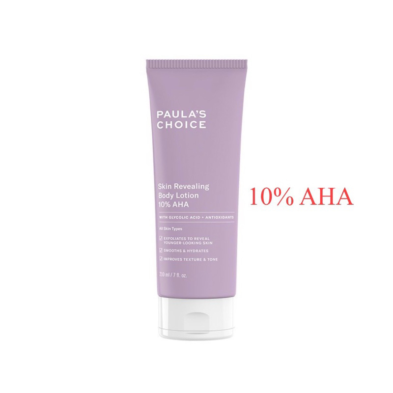 Kem Dưỡng Thể Paula's Choice Skin Revealing Body Lotion 10% AHA Tẩy Tế Bào Dịu Nhẹ 210ml