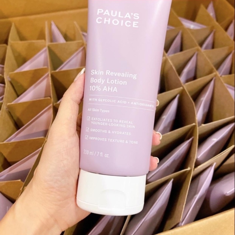 Kem Dưỡng Thể Paula's Choice Skin Revealing Body Lotion 10% AHA Tẩy Tế Bào Dịu Nhẹ 210ml