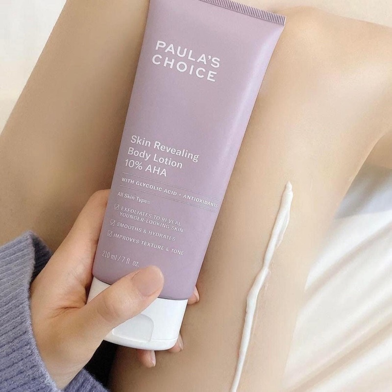 Kem Dưỡng Thể Paula's Choice Skin Revealing Body Lotion 10% AHA Tẩy Tế Bào Dịu Nhẹ 210ml