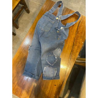 quần yếm jean mềm Zr