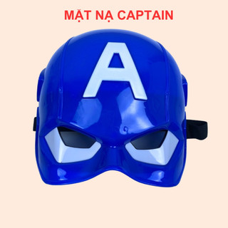 Mặt nạ captain mặt nạ đội trưởng mỹ có đèn chất liệu cao cấp cho bé hóa thân siêu anh hùng