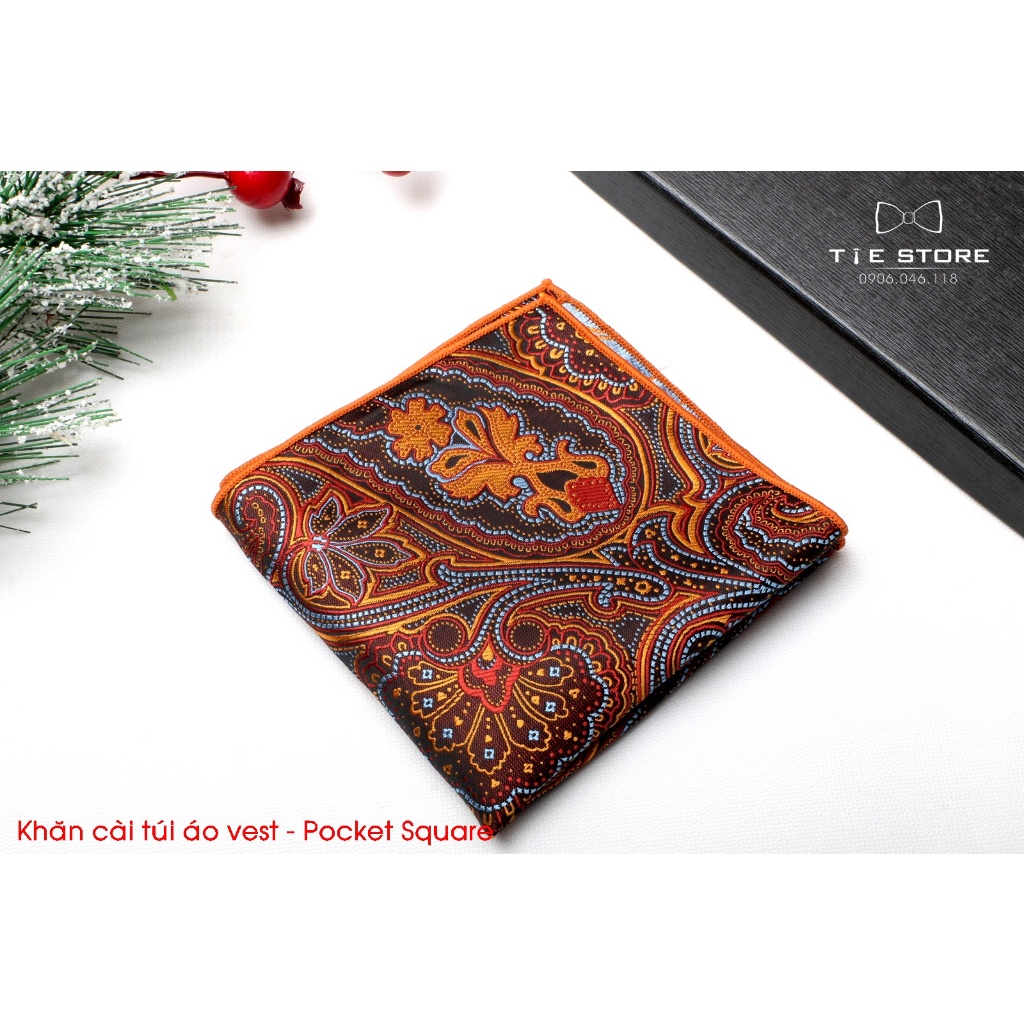 Khăn Cài Túi Áo Vest - Pocket Square - Phụ Kiện Cài túi áo