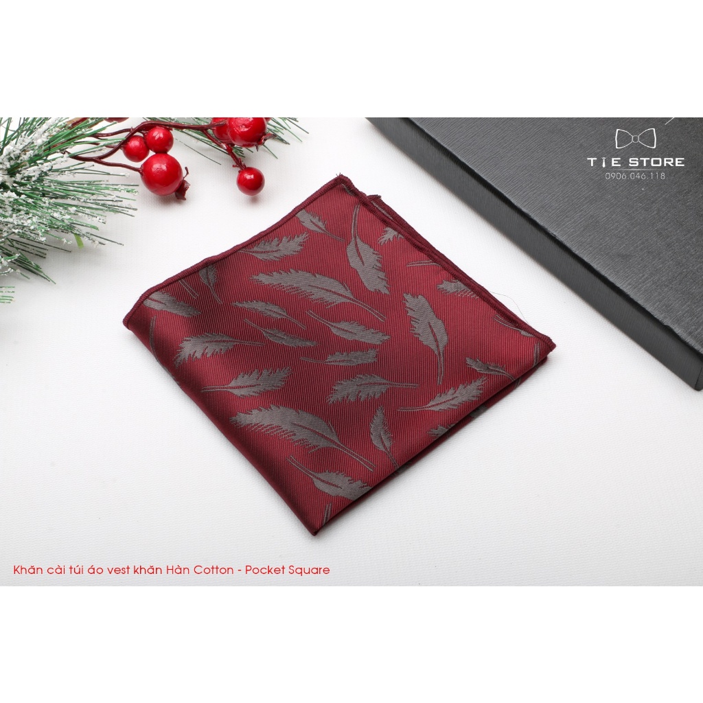 Khăn Cài Túi Áo Vest - Pocket Square - Phụ Kiện Cài túi áo