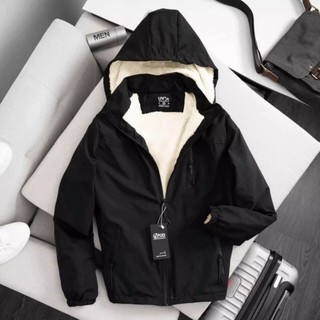 Áo khoác gió nam nữ 2 lớp lót lông cừu cao cấp siêu ấm, áo gió nam nữ phủ nano chống gió chống thấm nước