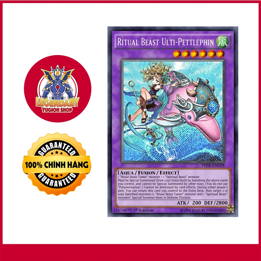 [EN-JP][Thẻ Bài Yugioh Chính Hãng] Ritual Beast Ulti-Pettalephin