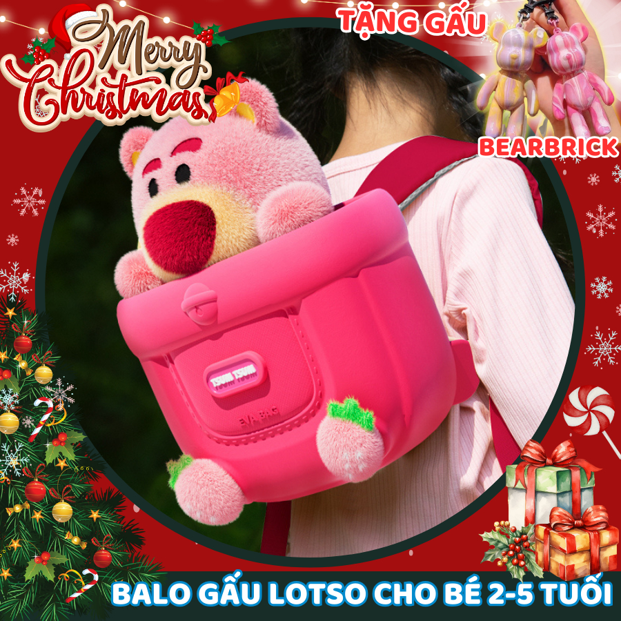 Ba Lô Trẻ Em Hình Gấu Dâu Tây, Chuột Mickey, Chuột Minnie Disney Dễ Thương Cho Bé Chính hãng KOOOL