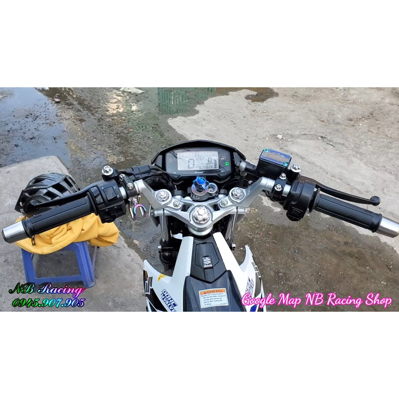 Ghi Đông Chảng 3 Zin Satria Raider Fi Sơn Bạc Hàng Tháo Xe.NB Racing Shop