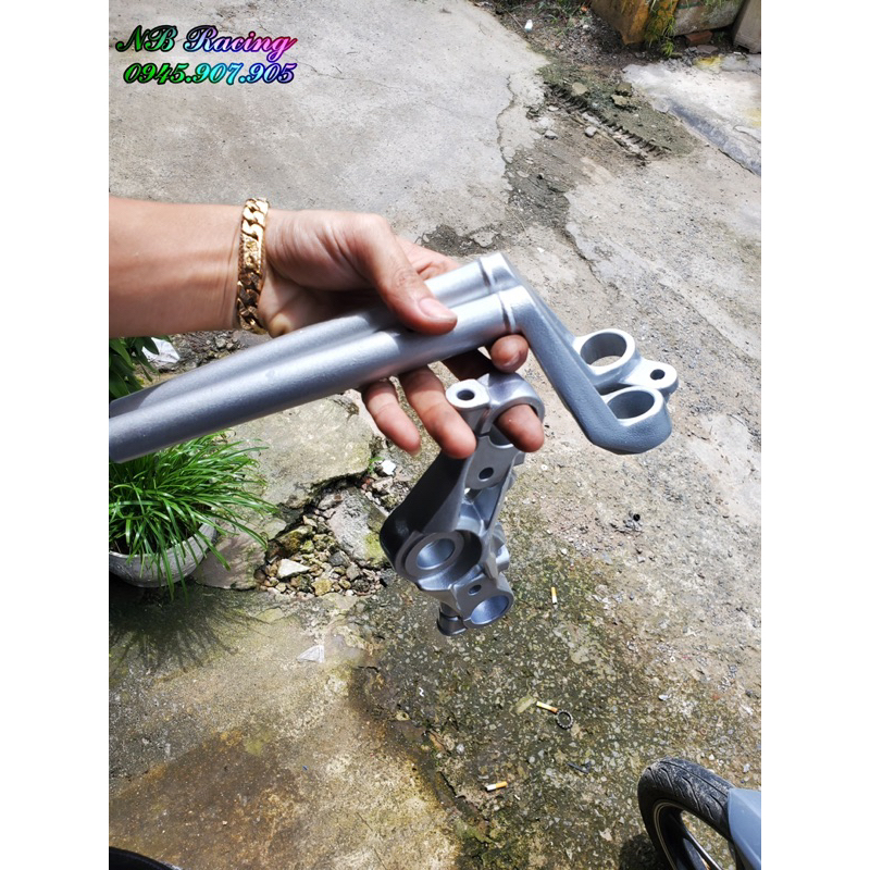 Ghi Đông Chảng 3 Zin Satria Raider Fi Sơn Bạc Hàng Tháo Xe.NB Racing Shop