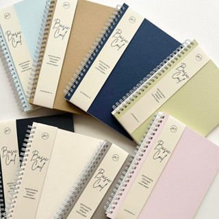 Sổ Tay Bìa Trơn Basic Coil A5 - Sổ Lò Xo Bìa Cứng Giấy Mỹ Thuật Cao Cấp JC Notebook - Signature Notebook