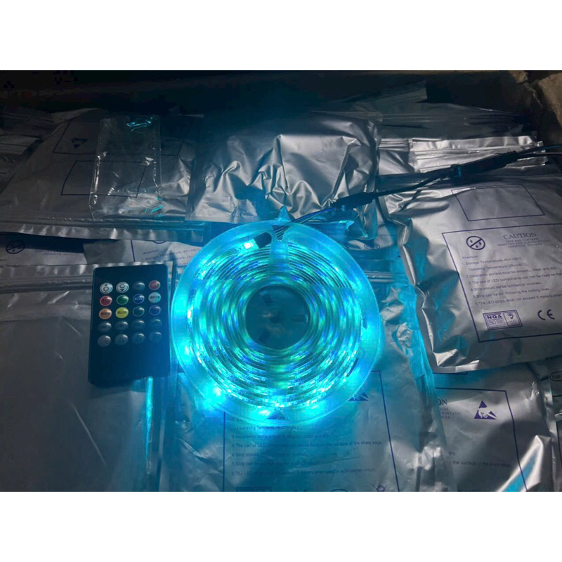 5 Mét Đèn Led Dây RGB 12v 5050 Bọc Silicon Kèm Điều Khiển