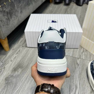 GIÀY M.LB Chunky Liner Mid Basic Denim New York Yankees Navy