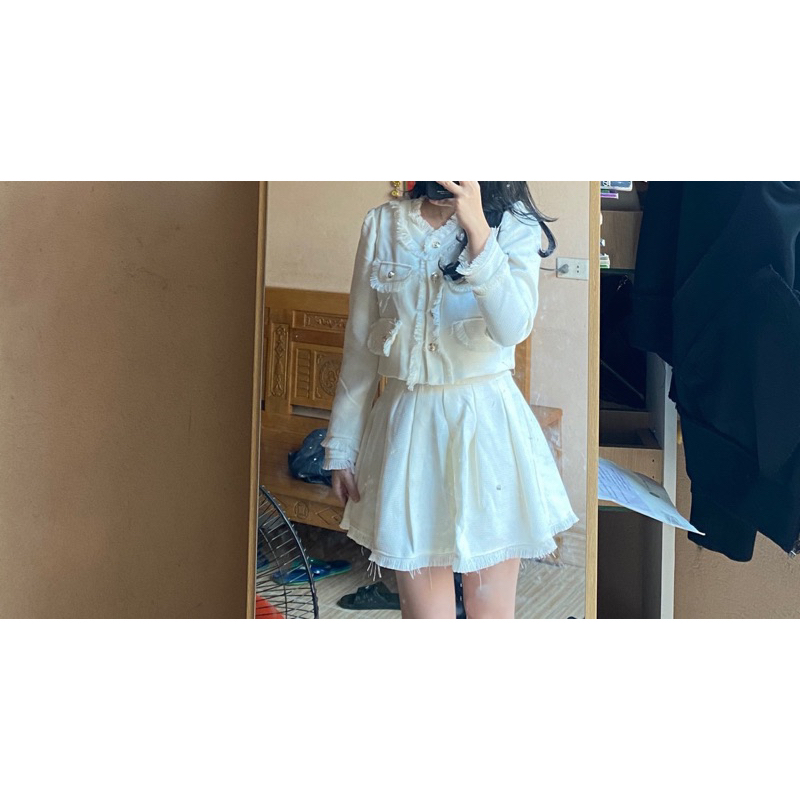 set dạ tweed