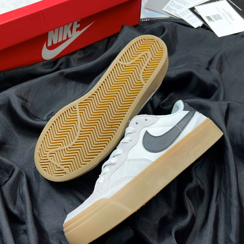 GIÀY BLAZER POGO WHITE BLACK ĐẾ GUM LAI AU