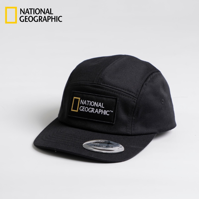 Nón Tape Label National Geographic 5 Panel Kiểu mũ thám hiểm 5 mảnh xukacapbeauty