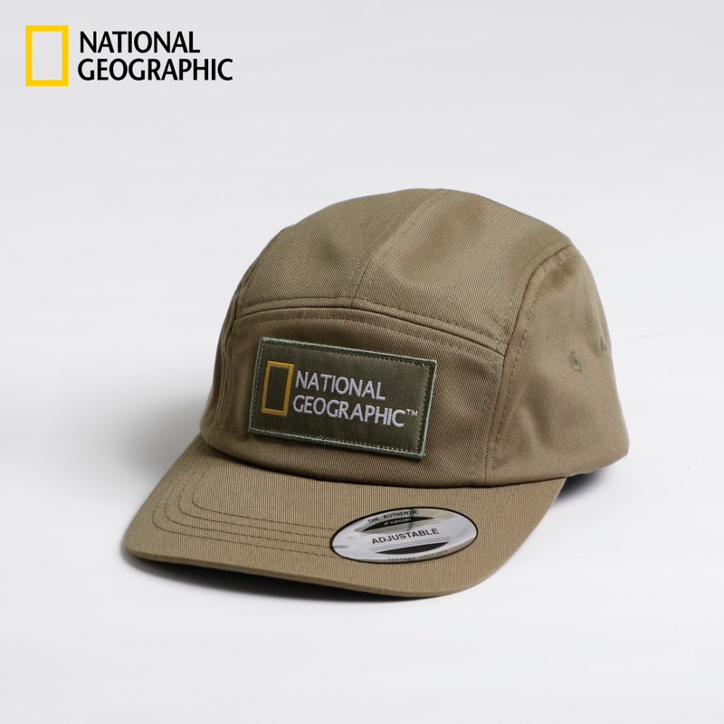 Nón Tape Label National Geographic 5 Panel Kiểu mũ thám hiểm 5 mảnh xukacapbeauty