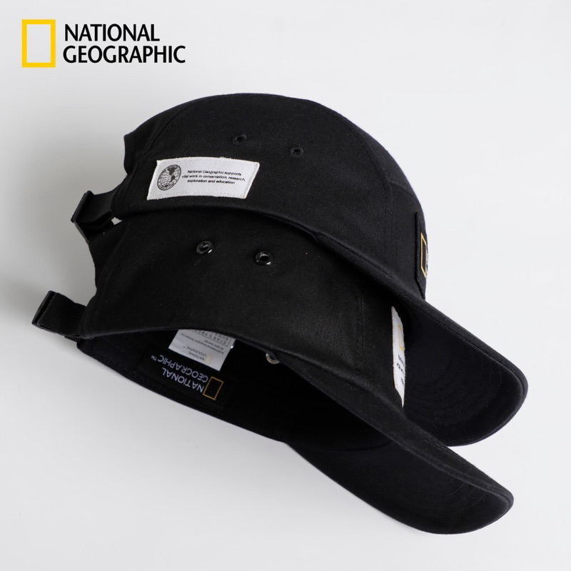 Nón Tape Label National Geographic 5 Panel Kiểu mũ thám hiểm 5 mảnh xukacapbeauty