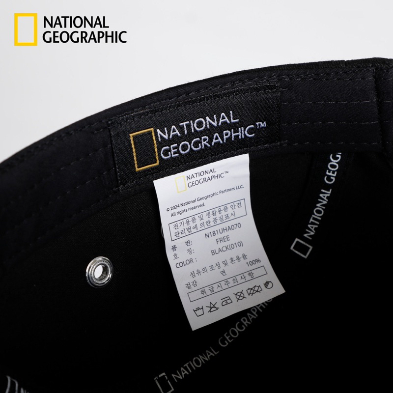 Nón Tape Label National Geographic 5 Panel Kiểu mũ thám hiểm 5 mảnh xukacapbeauty