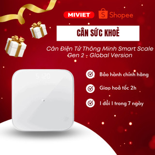 Cân sức khỏe Xiaomi thông minh Smart Scale Gen 2 - Kết nối Mihome - Hàng chính hãng