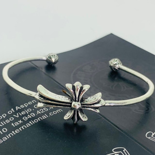 Vòng Tay, Cuff Chrome Heart Bạc Fullbox Sang Trọng. - Chrome Heart Store