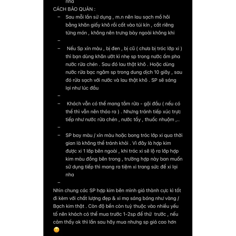 Nhẫn Xi Cao Cấp 🌷