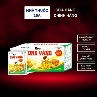 KẸO HO ONG VÀNG - COMBO 2 TÚI 10 VIÊN - HỖ TRỢ GIẢM HO, ĐAU HỌNG - DÙNG ĐƯỢC CHO NGƯỜI TIÊU ĐƯỜNG