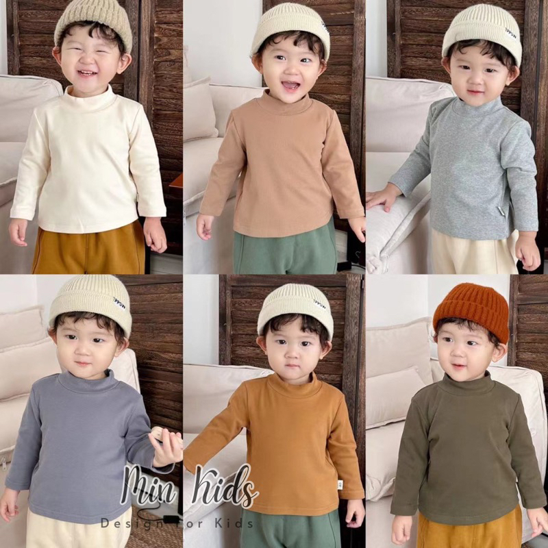 Áo giữ nhiệt cotton mềm mại cho bé trai, bé gái