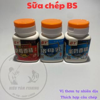 Sữa chép BS- Trứng sữa, Sữa dâu, Sữa lợn câu cá Baisha