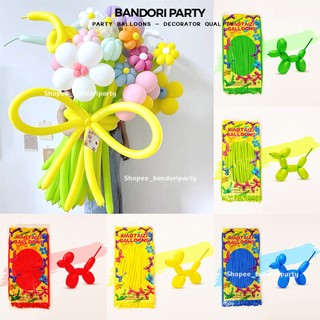 Sỉ túi 100 quả bóng dài 260 tạo hình nghệ thuật bóng giun dài bandori