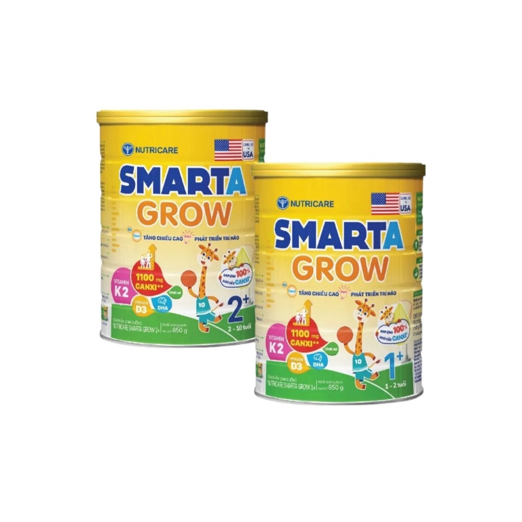 Sữa bột Smarta Grow Phát triển chiều cao, Não bộ