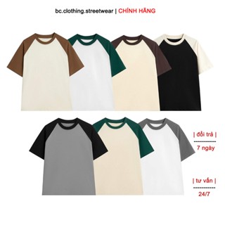 Áo raglan trơn nhiều màu, áo phối màu form rộng vải đẹp