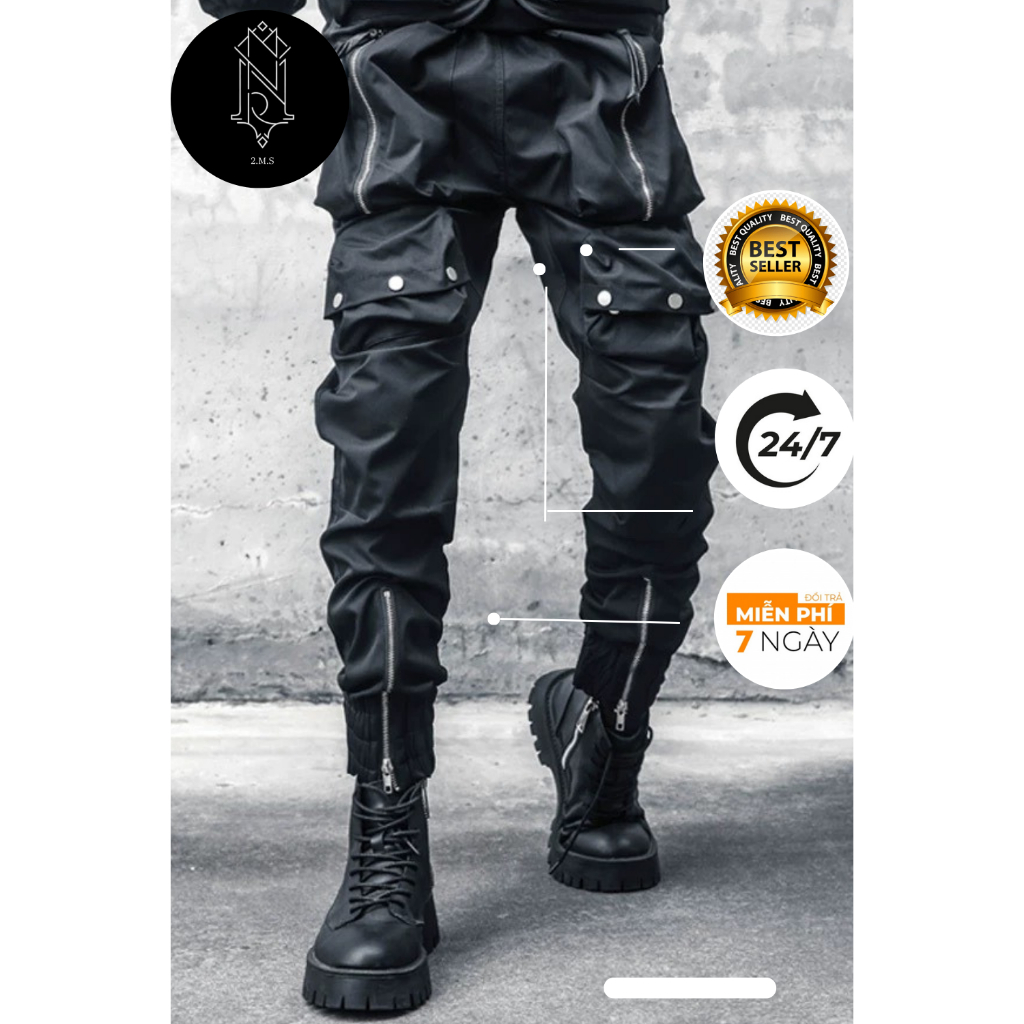 ⚡️[Best Quality] JGHY67 JOGGER BLACK-DARKWEAR chất lượng best 2MÉTSHOP