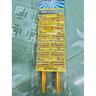 Vỉ 12 dao cạo râu lưỡi kép, bàn cạo râu du lịch