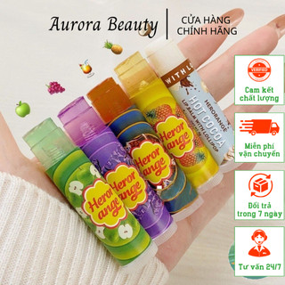 Son Dưỡng Môi Herorange vị hoa quả, Son dưỡng ẩm môi mềm mại chống khô và nứt nẻ môi