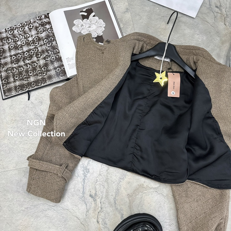 Set Váy Dạ Vạt Chéo Kim Anh Bùi