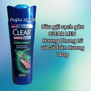 Dầu gội clear men sạch gàu hương phong lữ & gỗ đàn hương