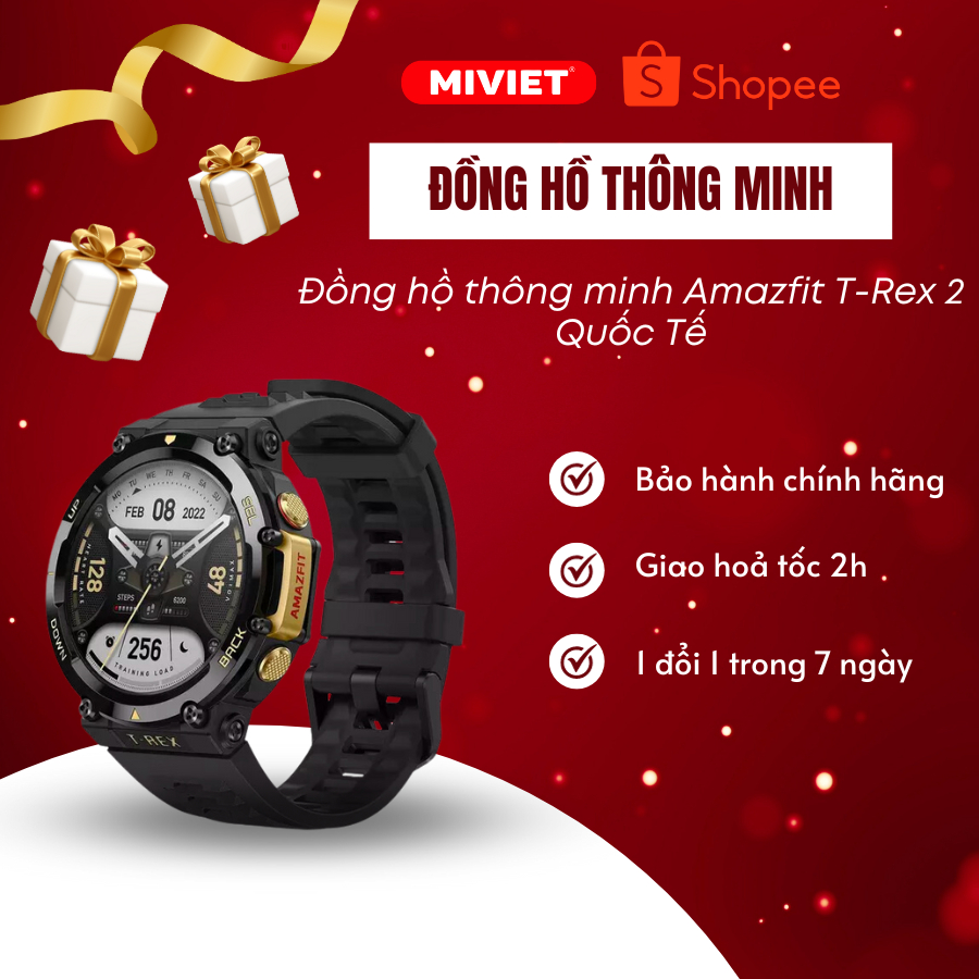 Đồng hồ thông minh Amazfit Bip 5/ GTR Mini/ GTR3/ T-Rex 2 - Quốc Tế - BH 12 tháng - MiViet
