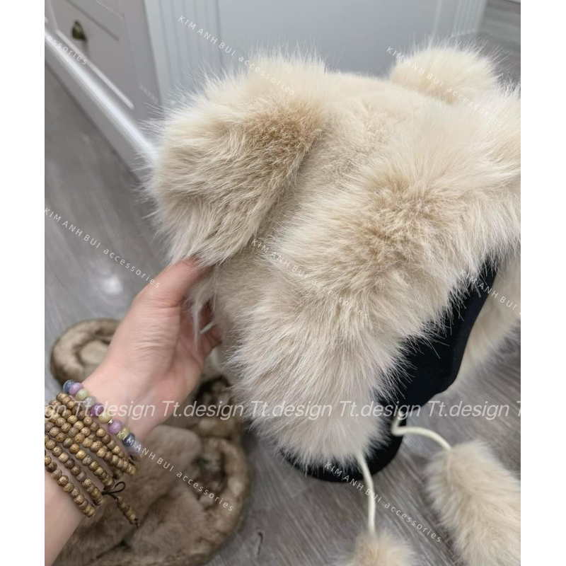 Mũ Lông Tai Gấu Hot Hit