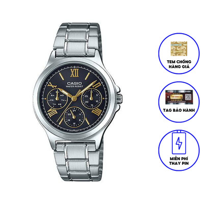 Đồng Hồ Nữ Dây Kim Loại Chính Hãng Casio LTP-V300D-1A2UDF
