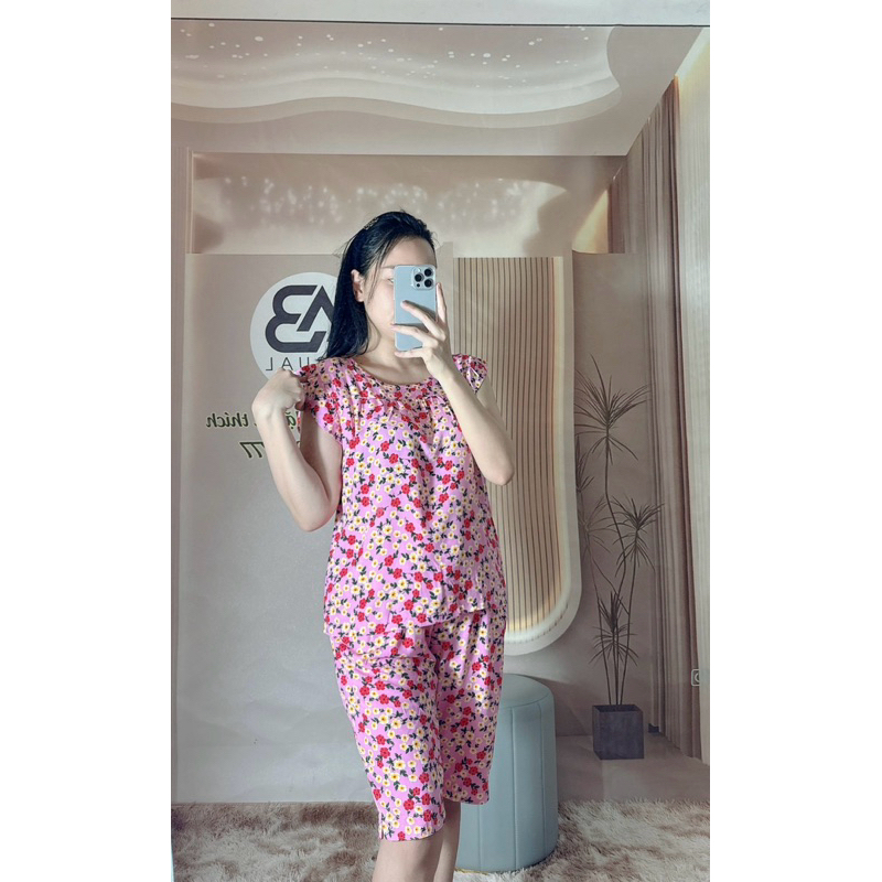 Đồ Bộ Lửng Lanh Tole Cho Nữ Và Trung Niên Mặc Nhà VNXK AB CASUAL M9