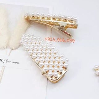 Kẹp tóc đính hạt châu xinh xắn