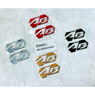 DDXM- V40/2H - LOGO ZIN NỔI CỨNG CỦA XE AIR BLADE 2020 ( AB 20 )