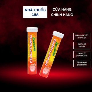 VIÊN SỦI MULTIVITAMIN - BỔ SUNG VITAMIN TĂNG SỨC ĐỀ KHÁNG - TUÝP 20 VIÊN